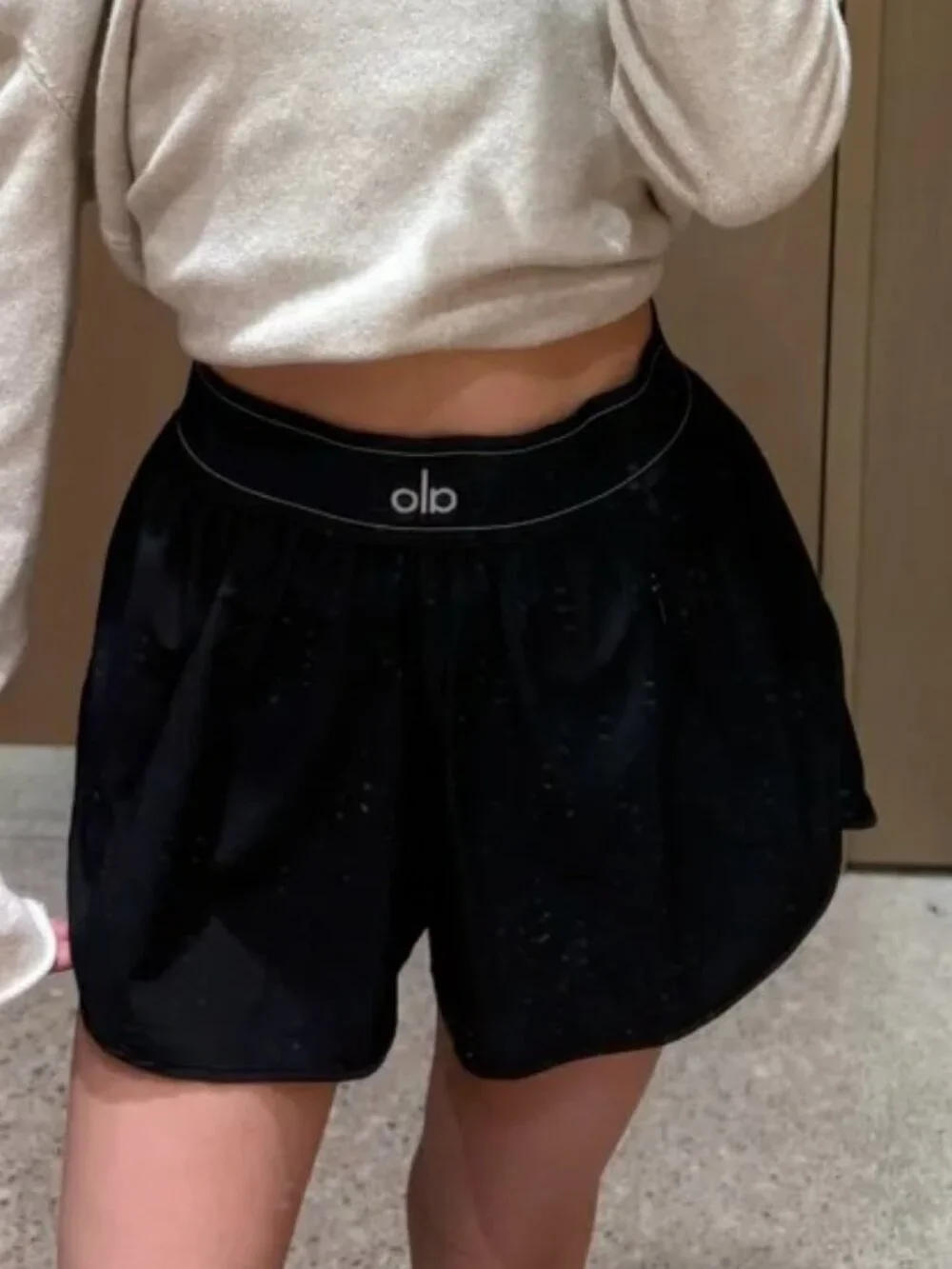 Black ALO Yoga Match Point Shorts 🖤Tennis Running Gym Athletic Shorts - NWT💞
